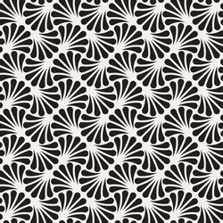 seamless pattern repeating geometric elements vector image