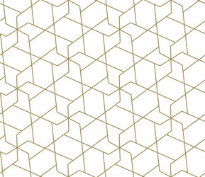 seamless pattern with abstract geometric line vector image