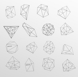 abstract modern background with polygons design vector image