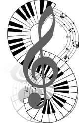 Piano Keys Curved Vector Images (over 260)