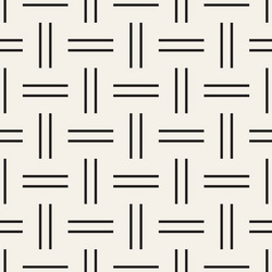 Crosshatch Geometric Pattern vector image