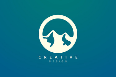 Logo design that combines circle objects vector