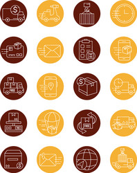 bundle fast delivery and free block vector image