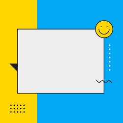 Speech Bubble Note Message vector image