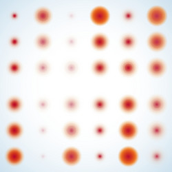 Abstract Halftone Circle Pattern vector image