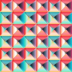 Triangular Psychedelic Pattern vector image