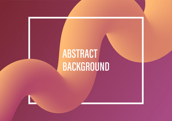abstract background with orange fluid gradient vector image