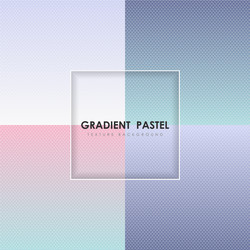 abstract pastel gradient color minimal set vector image