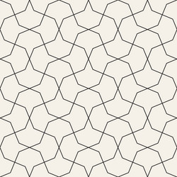 seamless pattern repeating geometric elements vector image