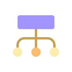 data structuration process pixel perfect flat vector image