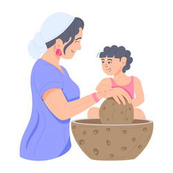 Indian Mother Vector Images (over 1,600)