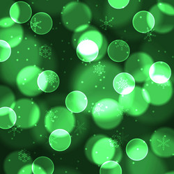 abstract green lights bokeh pattern eps10 vector image