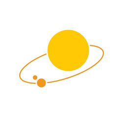 sun icon on background for graphic and web design vector image
