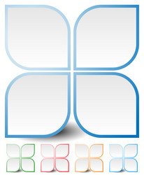 generic icon design element in four colors vector image