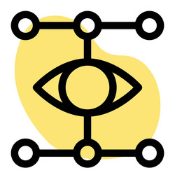 monitoring of various network connections vector image