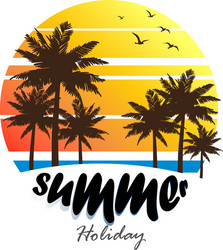 Summer vacation Royalty Free Vector Image - VectorStock