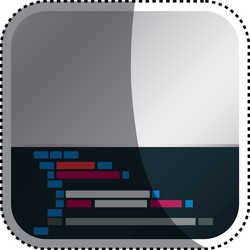 html programming code vector image