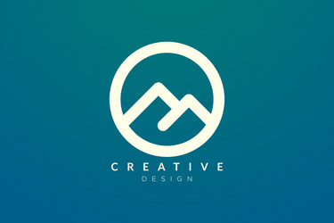 logo design that combines circle objects vector image