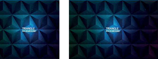 abstract background with triangular shapes vector image
