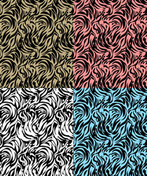 Abstract Zebra Pattern vector image