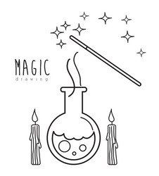 Magic graphic design vector