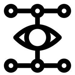 monitoring of various network connections vector image