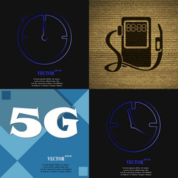 set of abstract backgrounds with different web Vector Image