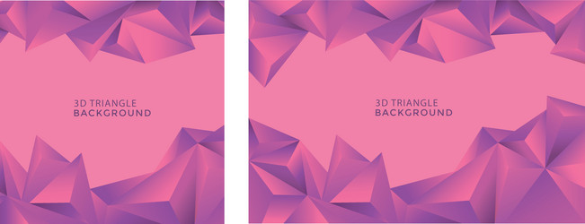abstract background with triangular shapes vector image