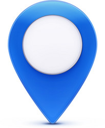 Location pointer icon vector