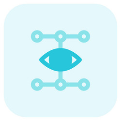 monitoring of various network connections vector image