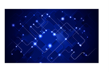 Digital Circuit Network vector image