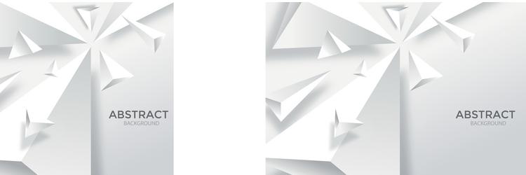 abstract background with triangular shapes vector image