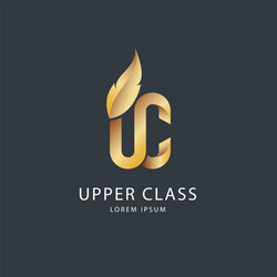 Number 2 gold golden metal logo icon design Vector Image