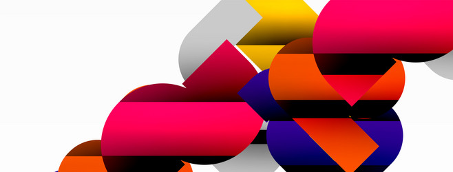 abstract background colorful geometric curve vector image