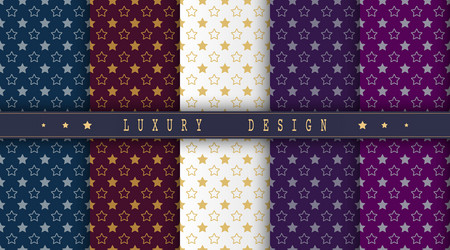 a luxurious pattern set of spectacular patterns vector image