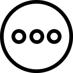 menu options interface line style icon vector image
