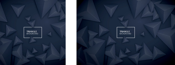 abstract background with triangular shapes vector image