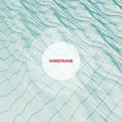network background connection structure wireframe vector image