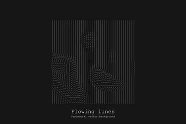 abstract line matrix pattern noise flow dynamic vector image