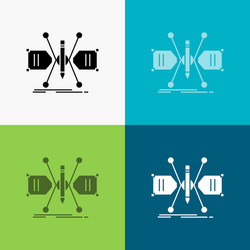 architect constructing grid sketch structure icon vector image