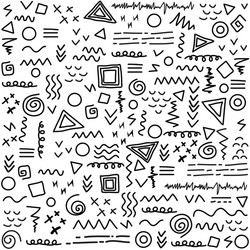 Geometric Line Pattern - Abstract vector image