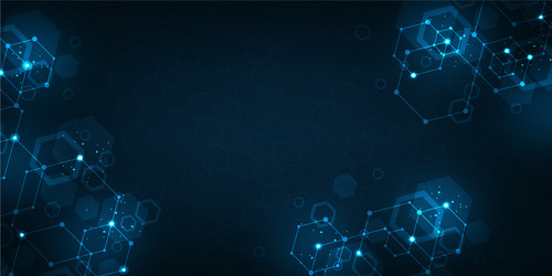 technology in concept data network vector image