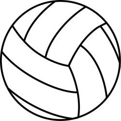 volleyball balloon isolated icon Vector Image