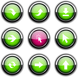 Arrows icons vector