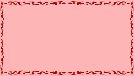 Red abstract background frame border texture vector