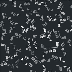 grey folder tree icon isolated seamless pattern vector image