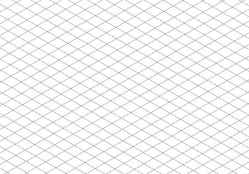 isometric grid line guide pattern 3d perspective vector image