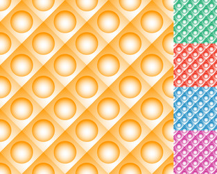 Repeatable pattern tiles with circle over square vector