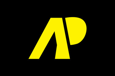 A and arrow logo design concept logomark Vector Image