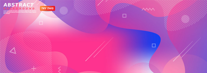 abstract colorful with dynamic liquid texture vector image
